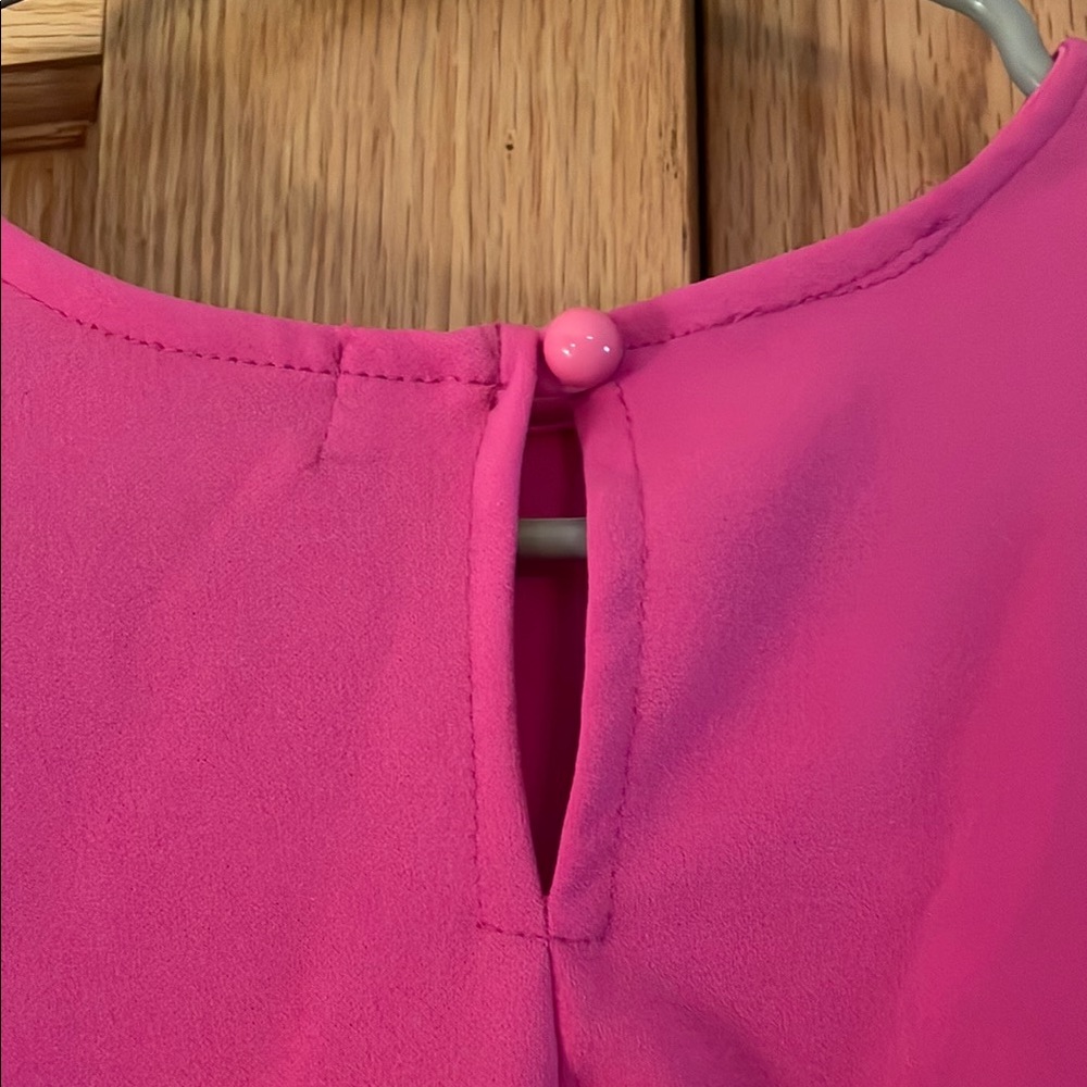 Pink Ruffle Sleeve Top - Picture 3 of 4